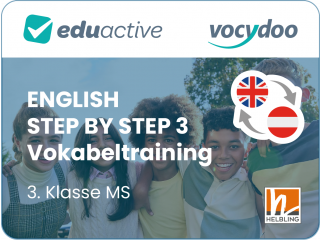 vocydoo ENGLISH Step by Step 3 Vokabeltraining