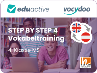 vocydoo ENGLISH Step by Step 4 Vokabeltraining